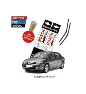 Renault Megane 2 Silecek Takımı (2006-2009) Bosch Aerotwin Plus