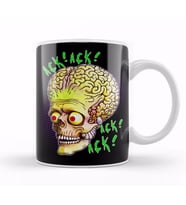 Mars Attacks Ack Ack Alien Head Kupa Bardak Porselen