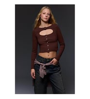 Defacto 26Y801001182 Kahverengi Kadın T-Shirt G9723AX/BN267
