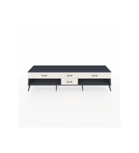 Hyperion TV Ünitesi 4 Çekmeceli  220x44x51 Antrasit-Antrasit/Aytaşı