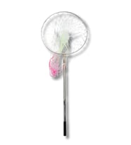 Powerex Paslanmaz Çelik Krom Lüks Kepçe (50cm Çap / 190cm Sap / Geniş Göz Misina)