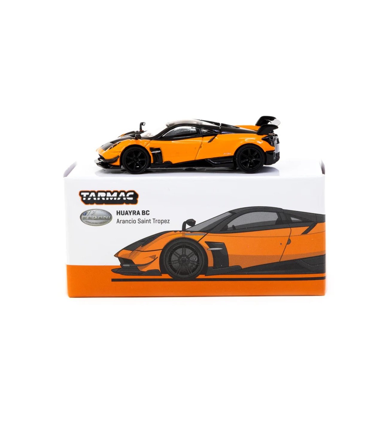 Tarmac Works 1/64 Pagani Huayra BC Arancio Saint Tropez - GLOBAL64