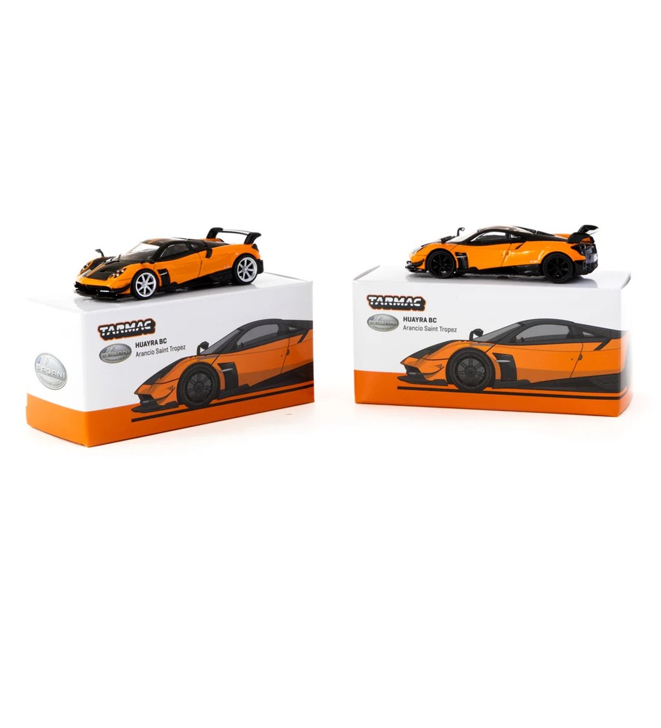 Tarmac Works 1/64 Pagani Huayra BC Arancio Saint Tropez - GLOBAL64