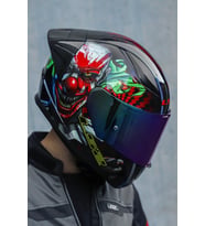 Rapıd 2 Race Happy Dreams Kask (1 Renkli + 1 Şeffaf Vizörlü)