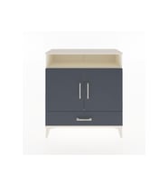 Arges Şifonyer 3 Raflı Tek Çekmeceli 2 Kapaklı 88x30x96 Aytaşı-Antrasit