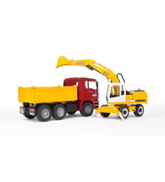 Man Damperli Kamyon Ve Liebherr ENessiWorldkavatör