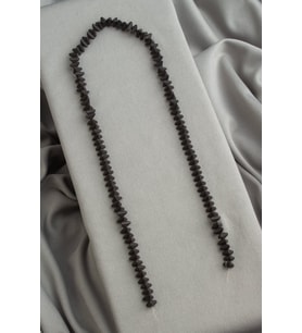 Hematit Doğal Taş Mat Siyah Üçgen Kesim 6x3mm Dizi [AA]