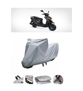 Daelim Dart 125  Gri Motosiklet Brandası ARKA ÇANTA UYUMLU DEĞİLDİR