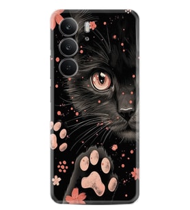 Realme C75 Kılıf Boutique Baskılı Resimli Kara Kedi Pcode -085