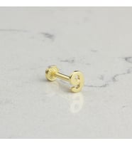 Glorria Altın 9 Rakam Tragus Piercing