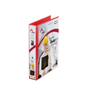 ÖNDER 2012-2 4 HALKALI D MEKANİZMALI KLASÖR A4 20mm KIRMIZI