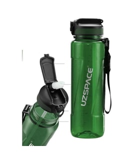 UZSPACE PİPETLİ MATARA TRITAN 6057 1000 ML YEŞİL