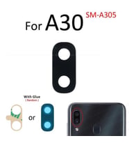 Samsung Galaxy A30 Arka Kamera Camı Lens Yapışkanlı