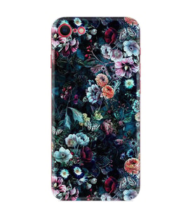 Apple iPhone 5 6 7 8 Plus Se XR Kılıf Desemli Silikon Great Flowers 1304