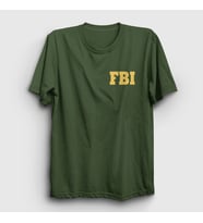 Presmono Unisex Haki Fbi The Blacklist T-Shirt 182921tt (Haki)