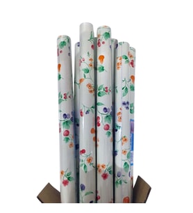 Bigpoint Yapışkanlı Folyo 2m Çiçek Desen No:105 x 12 Rulo