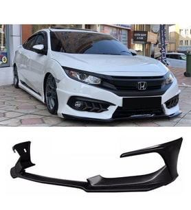 Honda Civic Fc5 Turbo Ön Ek Karlık Plastik Mat Siyah 2016 2017 2018 2019 Makyajsız Kasa karlık+bodykit+ek