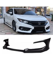Honda Civic Fc5 Turbo Ön Ek Karlık Plastik Mat Siyah 2016 2017 2018 2019 Makyajsız Kasa karlık+bodykit+ek