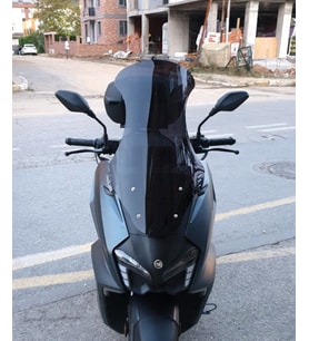 MOTOCAM Yuki Vampire 125 Ön Cam 2023-2026 Model 72cm Siyah Renkli 4mm