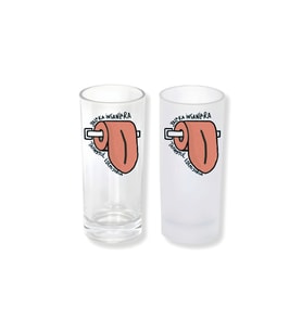 Ghostbastır Design Yalaka İnsan Buzlu / Buzsuz Seçenekli Rakı Bardağı – 1 Adet Şık Sunum Bardağı 080