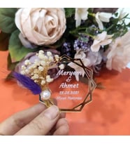 PLEKSİ SÖZ NİŞAN HEDİYELİK MAGNET