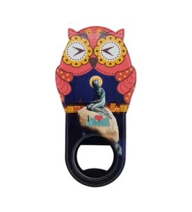 Danimarka Temalı Baykuş Magnet Kapak Açacak (Karışık)