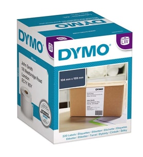Dymo Lw 4xl Ekstra Geniş Sevkiyat Etiketi 220 Etiket 104 x 159 mm