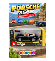 Burago Porsche 356B Cabriolet 1961 1:24 Die-Cast Model Araba