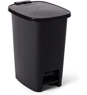 Collection Lüx Serisi Pedallı 15 Litre Çöp Kovası Siyah