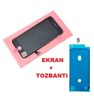 iPhone 8 Uyumlu Lcd Ekran dokunmatik (LW Marka TOZBANTI) SİYAH