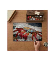 Kırmızı Yengeç - Deniz Canlısı Tasarımı 240 parça Ahşap Puzzle Ahşap Kutuda MP02047