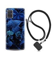 Samsung a71 A72 A73 A7 A9 2018 C7 C9 Kılıf Boyun Askılı Silikon Blue Foid 1628
