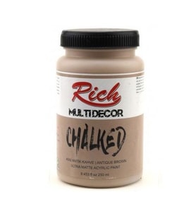 Rich Multi Decor Chalked Akrilik Boya 250 cc. 4582 ANTİK KAHVE 