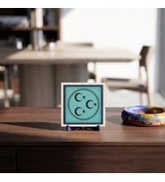 Özel Tasarım Üç Hilal Motifli Dekoratif Obje, Çalışma Alanınıza Enerji Katan Detay 10x10 cm