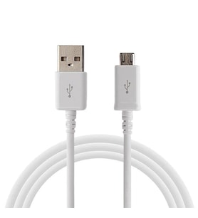 Winex DG925 UsbA to Micro Data ve Şarj Kablosu Beyaz