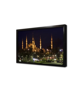 Sultanahmed Camii Gece Çerçeveli Mdf Tablo