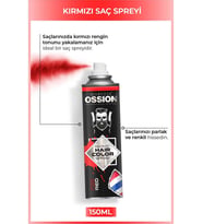 Morfose Ossion Premium Barber Line Kırmızı Renkli Saç Spreyi 150 ml