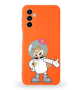 Samsung Galaxy A04s Uyumlu Lansman Kılıf Altı Kapalı İçi Kadife  Sandy Tasarımlı  Kapak (Şeffaf)