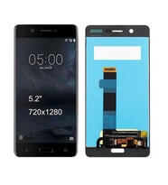 Nokia 5 ile Uyumlu Lcd Ekran Dokunmatik TA1008 TA1030 (Siyah)