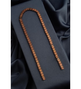 Hematit Doğal Taş Parlak Kahverengi Chanel Kesim 8mm Dizi [AA]