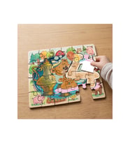 Sayıları Öğrenelim Tasarımlı 24 Parça Ahşap Çocuk Puzzle MPK0933