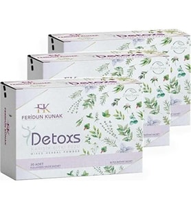 Organik 3 Kutu Ferudun Konak Detox Çayı 30 Şase Feridun Kunak