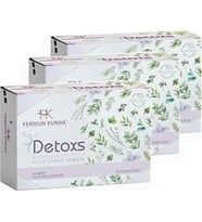 Organik 3 Kutu Ferudun Konak Detox Çayı 30 Şase Feridun Kunak
