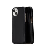 Bouletta Apple iPhone 15 Plus Uyumlu Deri Arka Kapak F360 RST1 (Siyah)