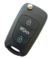 Kia Rio Uyumlu Anahtar Kabı Kumanda Kabı Oto Anahtarlık Vidalı Logolu