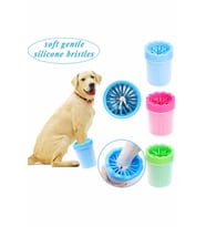 Pazariz Soft Gentle Silikon Jel Fırçalı Köpek Pati Yıkama Aparatı Büyük