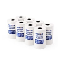 80x20 mm Adisyon Termal Rulo 10 Paket (100 Adet)