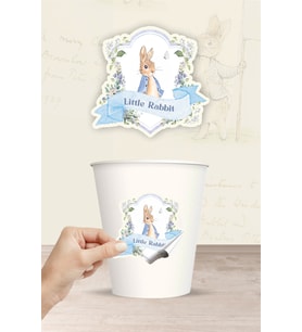 Peter Rabbit Tavşan Temalı Sticker (Etiket) ** Yapışkanlı Kağıt