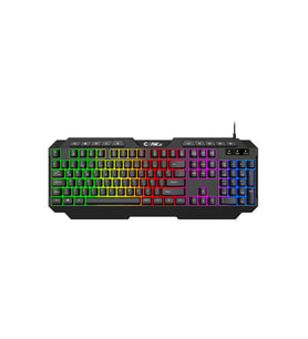Claw's Astral K1 Rainbow Işıklandırmalı 104+10 Multimedya Tuşlu Full Set Dizilim Membran Gaming Oyuncu Klavyesi Outlet