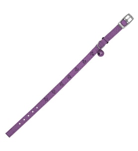 Royalist PC-16 Pati Baskılı Kedi-Köpek Tasması 10mm*30cm Mor